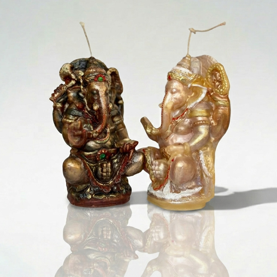 Ganesha elephant candles collection by ODI MAISON – artisan luxury décor