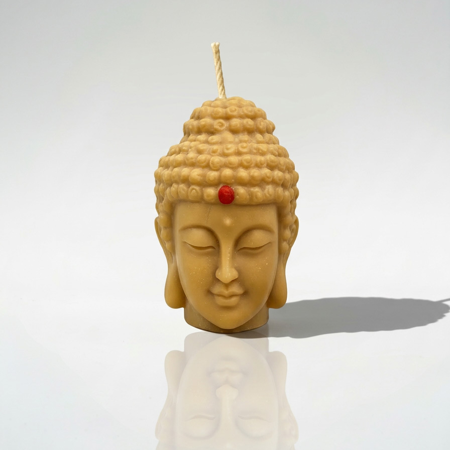 Скульптурна свічка Buddha (Будда) від ODI MAISON — медитативна ароматична арт-свічка