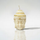 Скульптурна свічка Buddha White (Білий Будда) від ODI MAISON — мінімалістична ароматична свічка